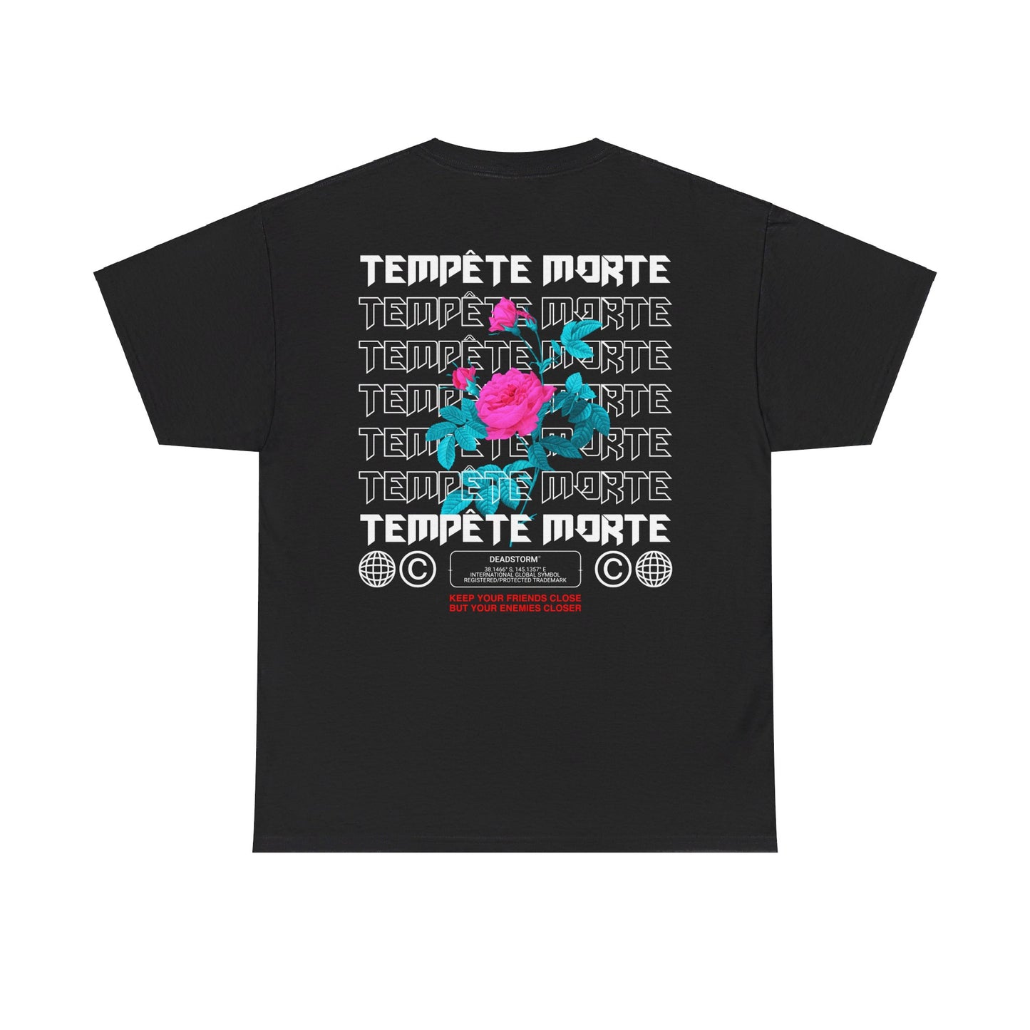 TEMPETE MORTE Rose - Classic Fit Cotton Tee