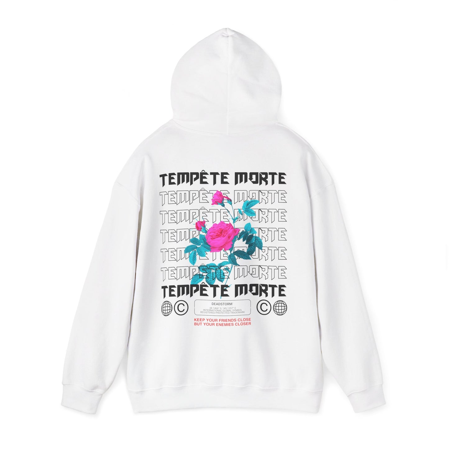 TEMPETE MORTE Rose - Heavy Blend Hoodie