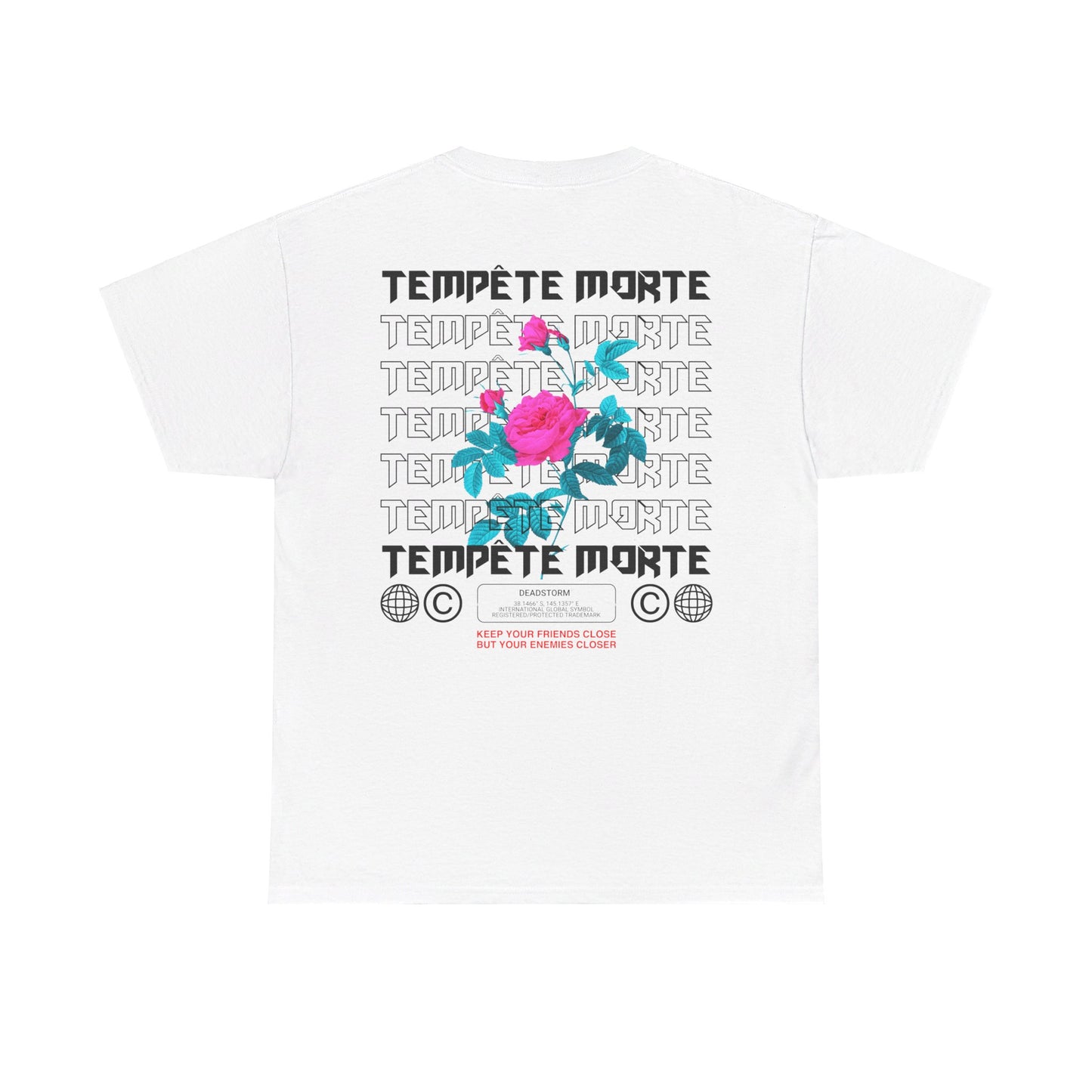 TEMPETE MORTE Rose - Classic Fit Cotton Tee