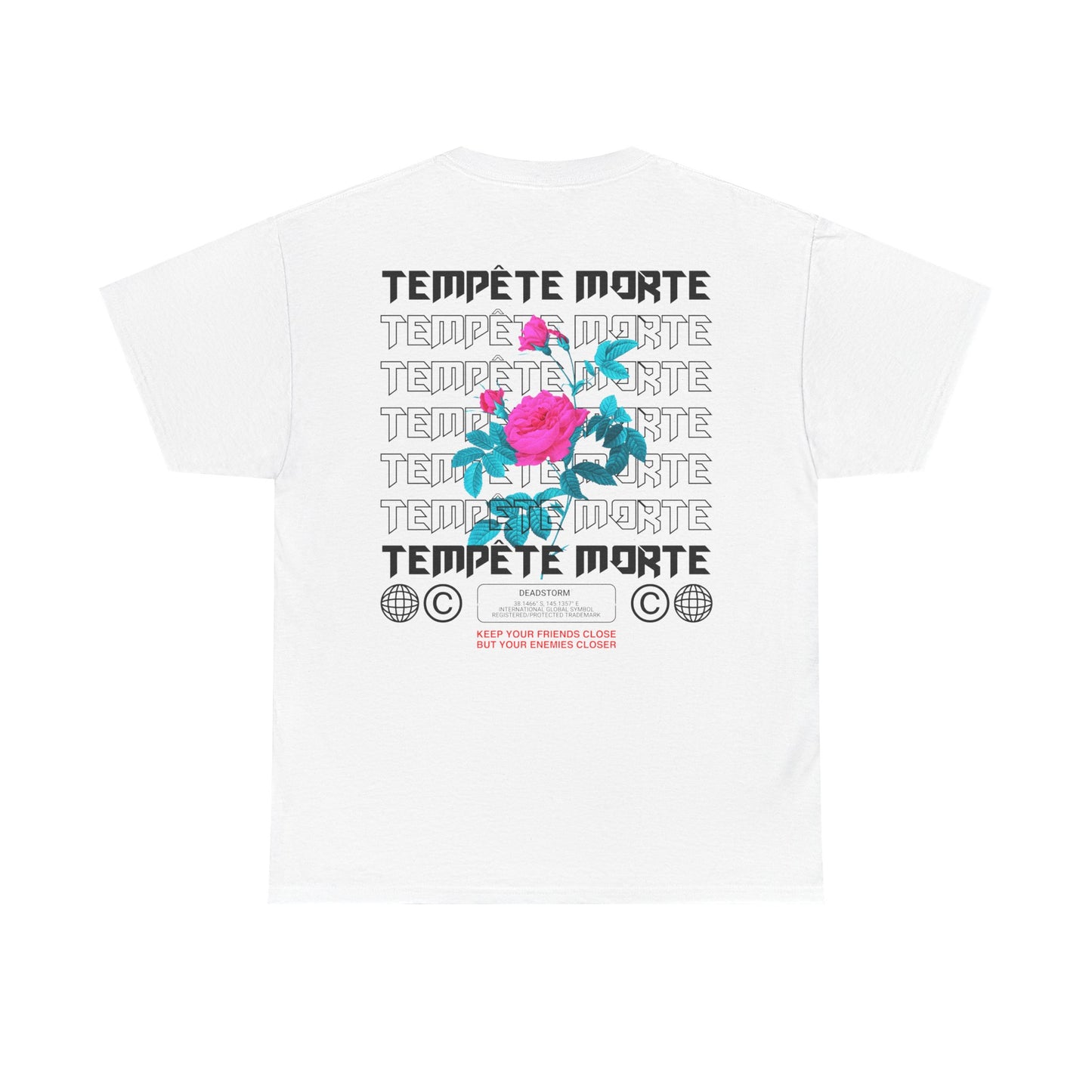 TEMPETE MORTE Rose - Classic Fit Cotton Tee