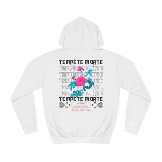 TEMPETE MORTE Rose - Unisex College Hoodie