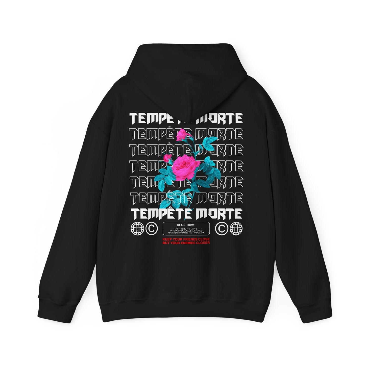 TEMPETE MORTE Rose - Heavy Blend Hoodie